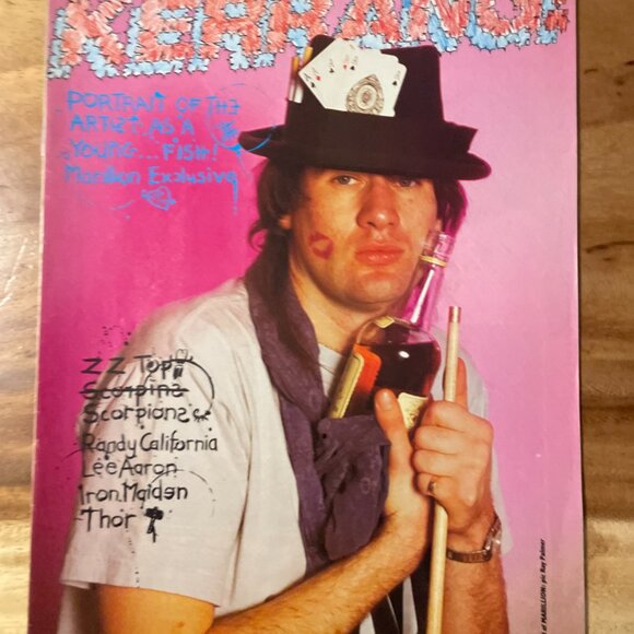 Kerrang Rock Music British Magazine Lot of 5 Heavy Metal 80s - Picture 15 of 16